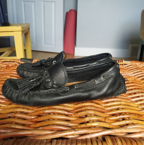 Coach Black Loafers with Tassel - Picture 3 of 6